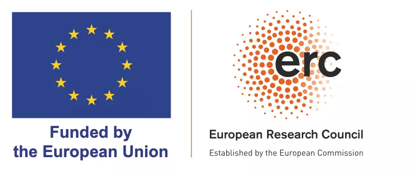 EU flag next to the European Research Council logo.